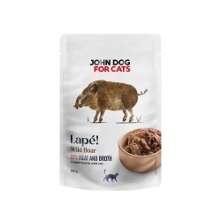 John Dog for Cats saszetka dla kota Dzik 100 g Lapé